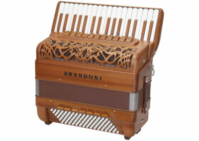 Akkordeon Brandoni Mod. 144W LI – Mahagony