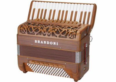 Akkordeon Brandoni 68W LI - Mahagony - Silber