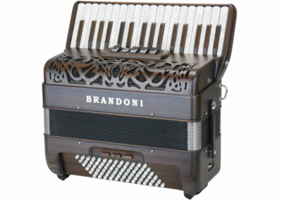Akkordeon Brandoni Mod. 66W LI - Stained Mahagony black