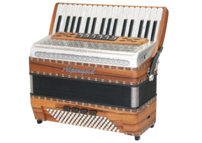 Akkordeon Alpengold Sinova 372 M/F - Indischer Apfel
