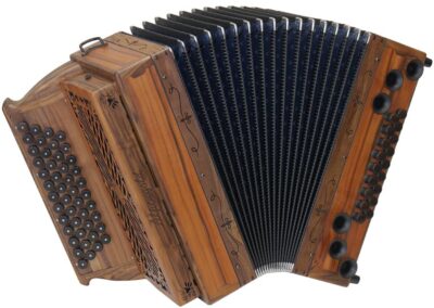 Steirische Harmonika Alpgengold Modell Bayern - Indischer Apfel