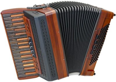 Akkordeon Alpengold Tradition 396 CM - Zwetschge/schwarz