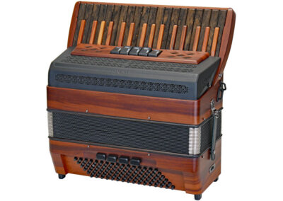Akkordeon Alpengold Tradition 396 CM - Zwetschge/schwarz