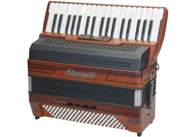 Akkordeon Alpengold 3er Alpin - Zwetschge/schwarz