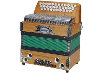 Steirische Harmonika Müller Bambus - grün